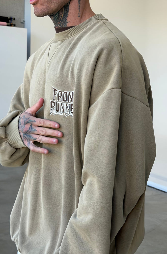 Collusion Crewneck Washed Tan