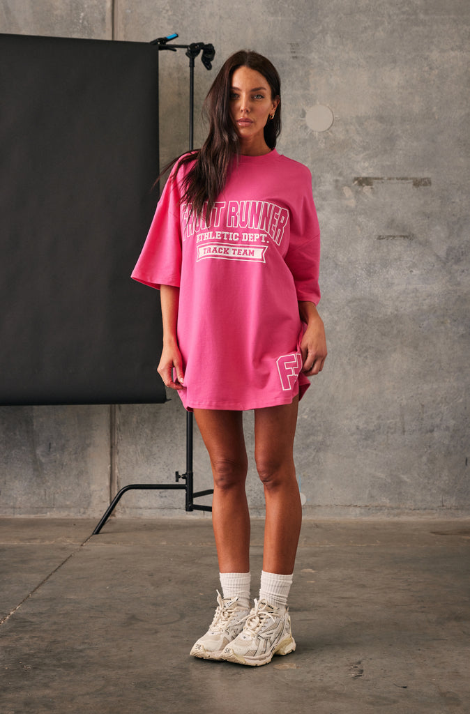 Athletic Department Tee - Flamingo