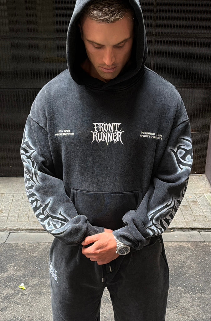 Ashline Hoodie Washed Black