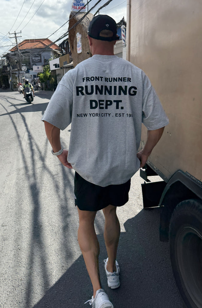 Running Dept Tee Grey Marle