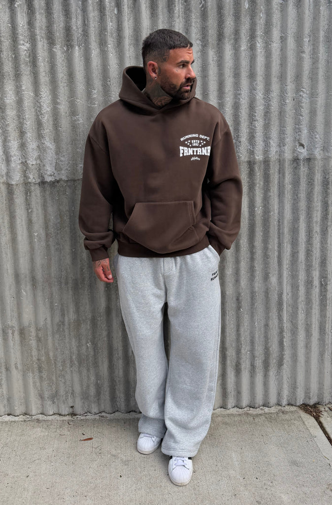 FRNTRNR ESTD Hoodie Mocha