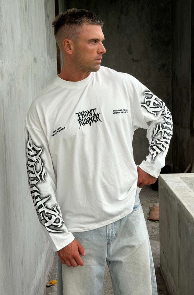 Ashline L/S Tee White
