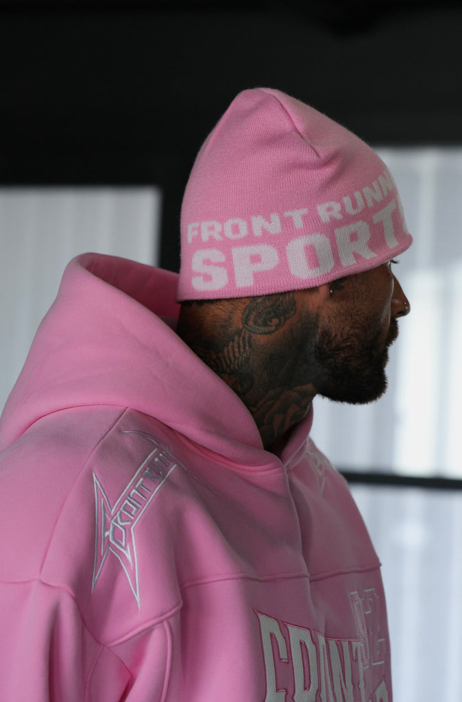 Studio Skull Beanie Pink