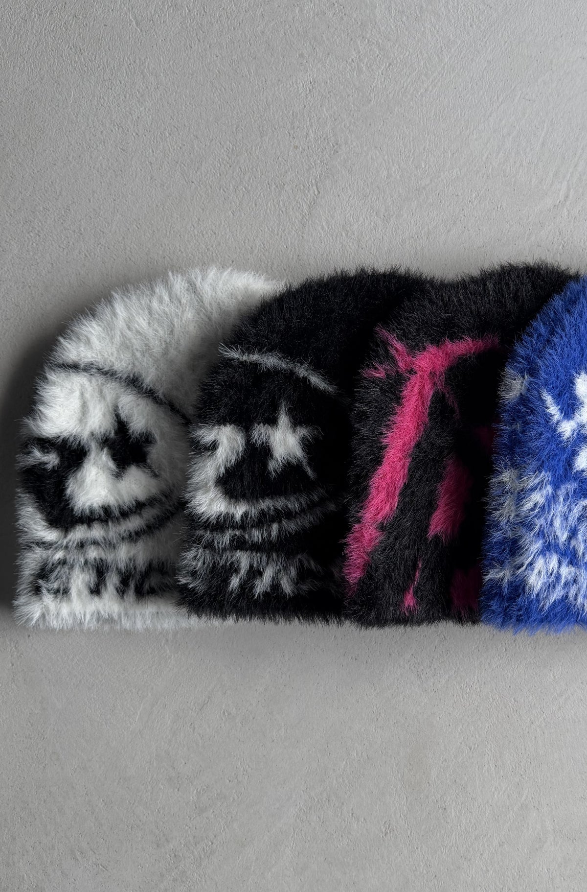Resilience Fuzzy Skull Beanie Black