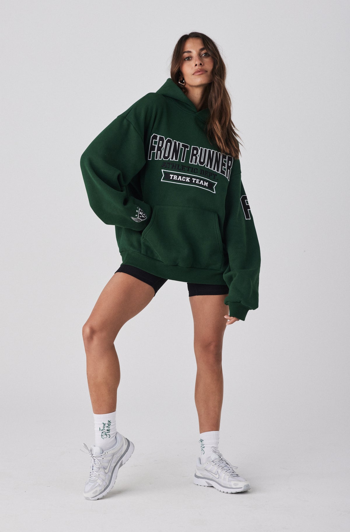 Athletic Department Hoodie - College Green - Women