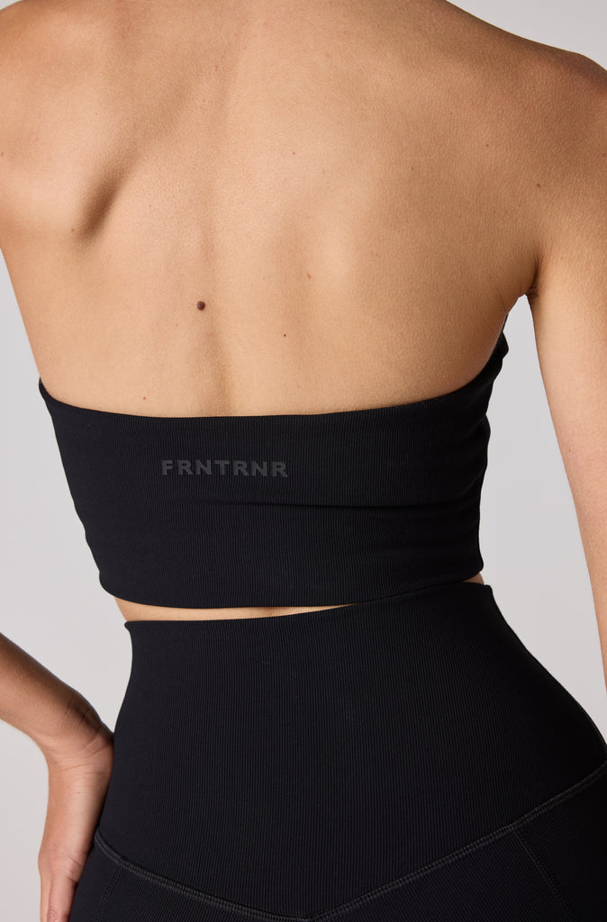FRNTRNR Halter Crop - Black
