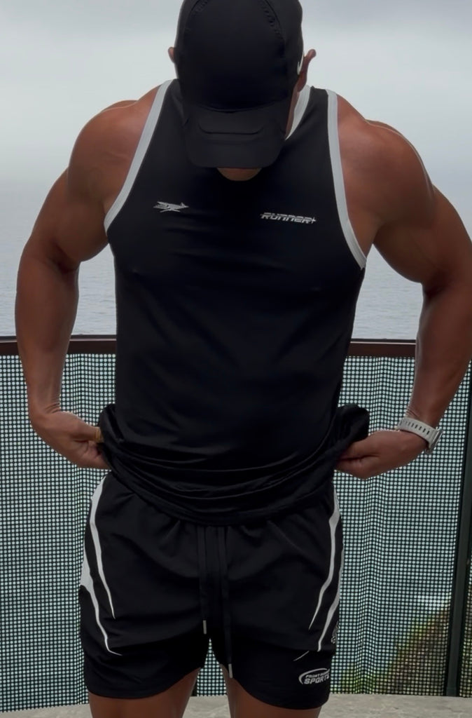 Tempo Singlet - Black