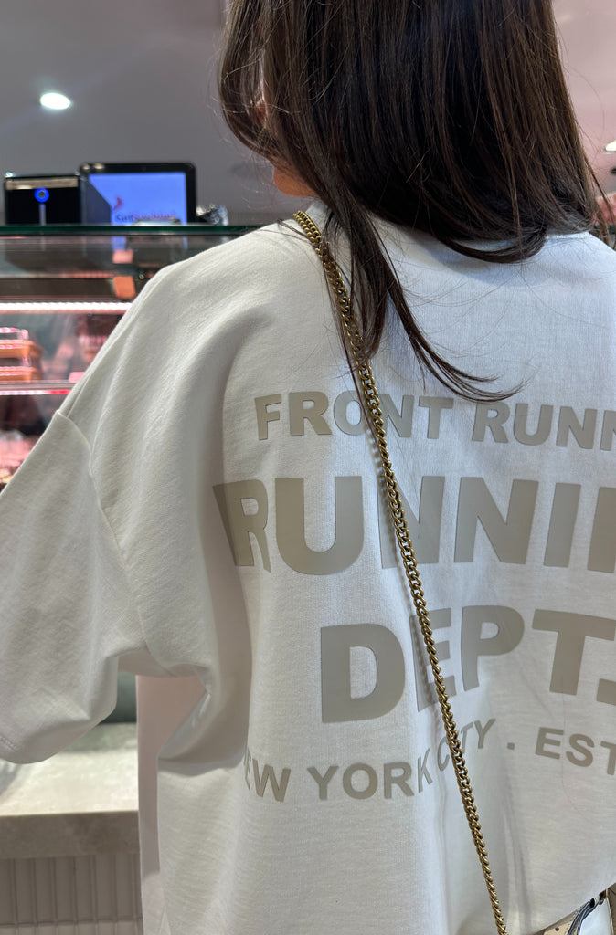 Running Dept Tee Vanilla Malt [women]