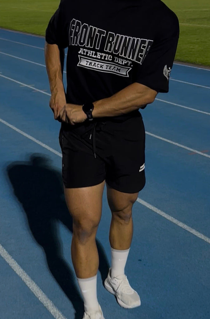 Athletic Department Tee - Black & White