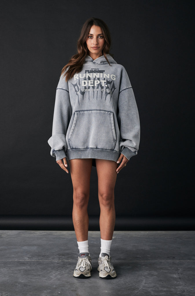 Tribal Dept Hoodie - Concrete