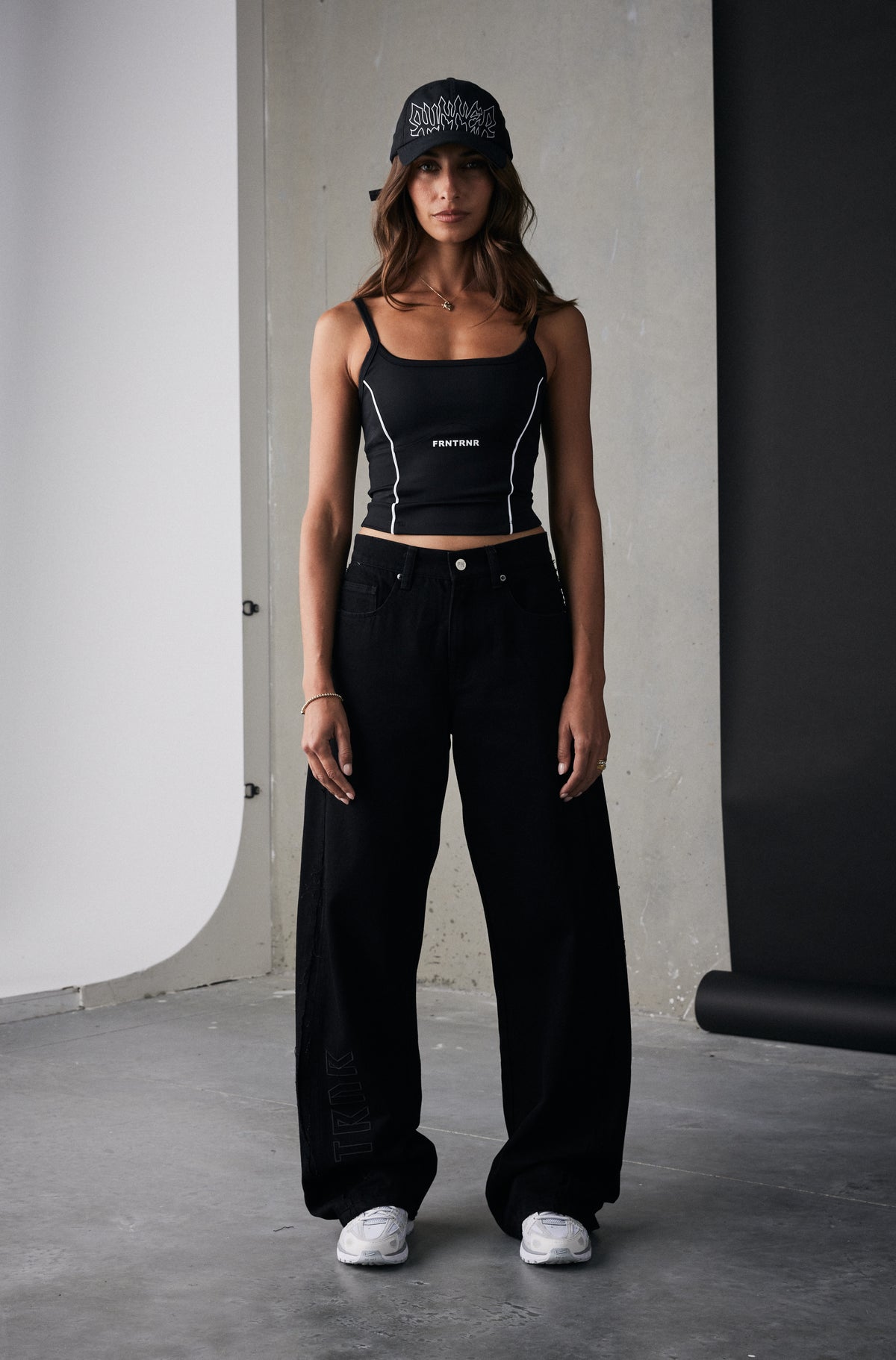 FRNTRNR Baggy Denim Black [women]