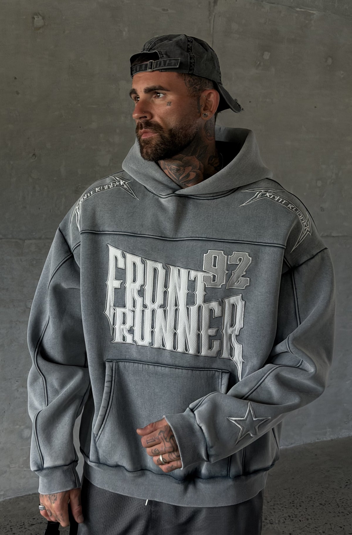 Pyro Hoodie - Concrete - Men