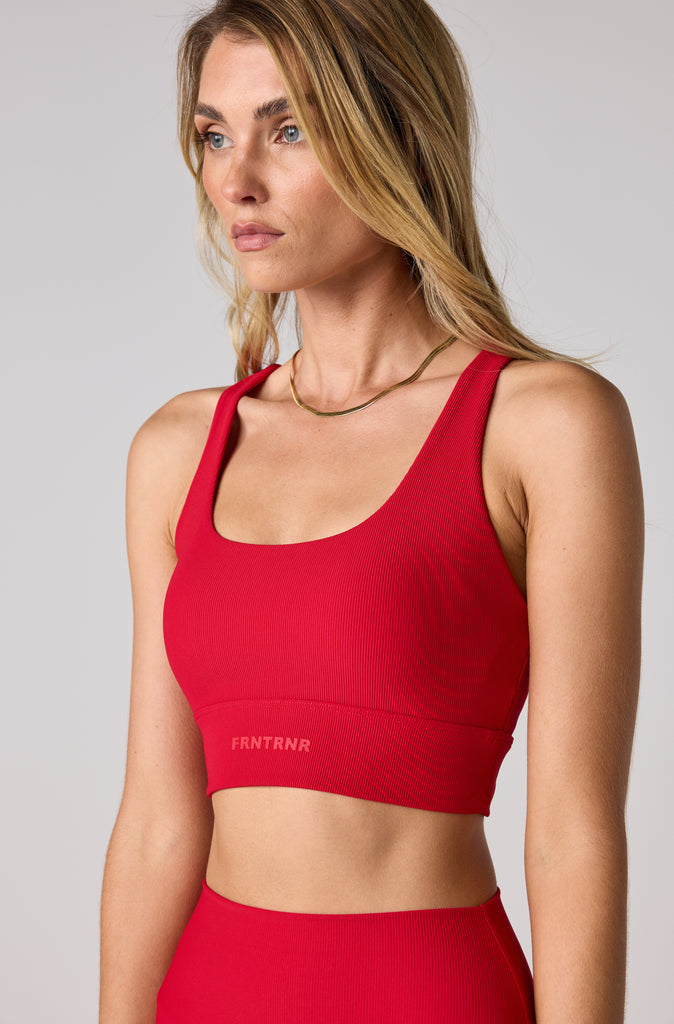 FR Racer Crop - Scarlet