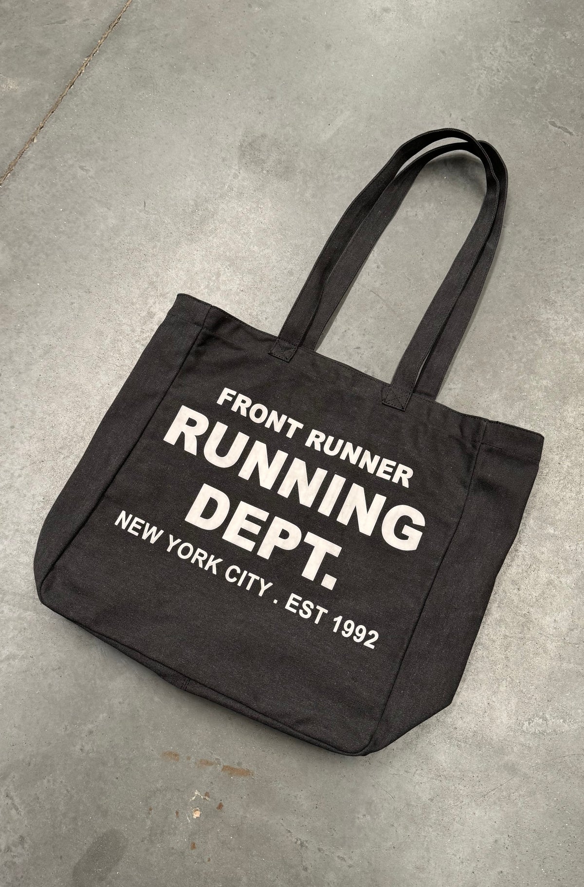 Running Dept Tote Bag - Black - Hover