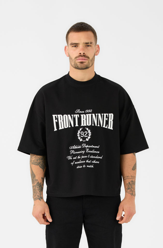 Excellence Boxy Tee - Black