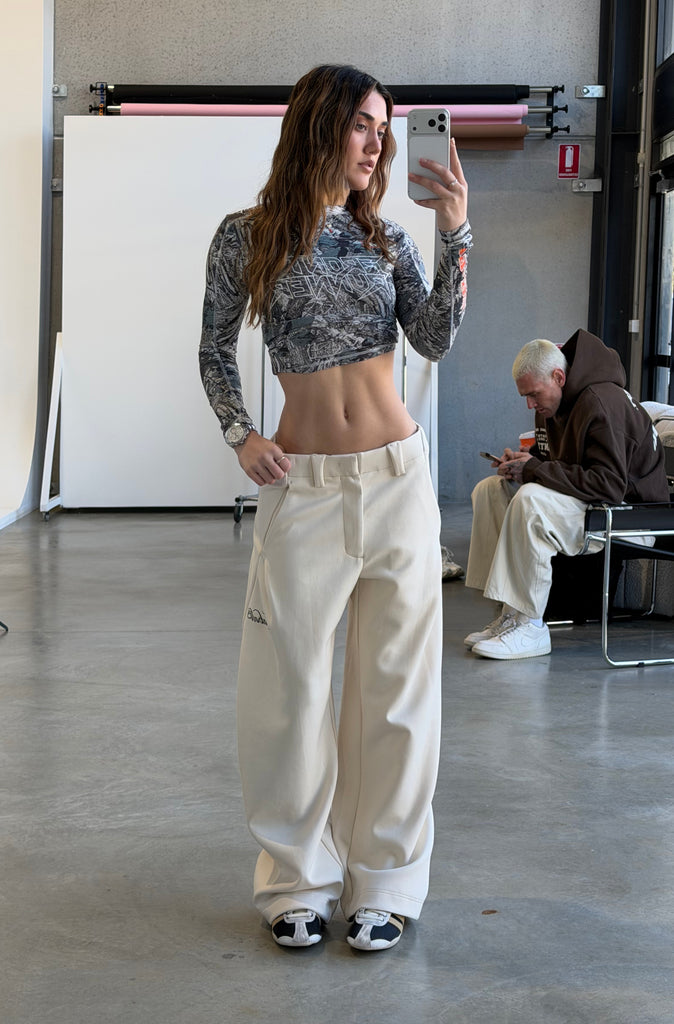 Insignia Barrel Leg Pant Vanilla