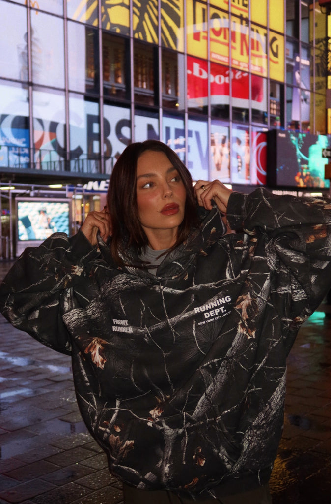 Running Dept Hoodie Night Camo