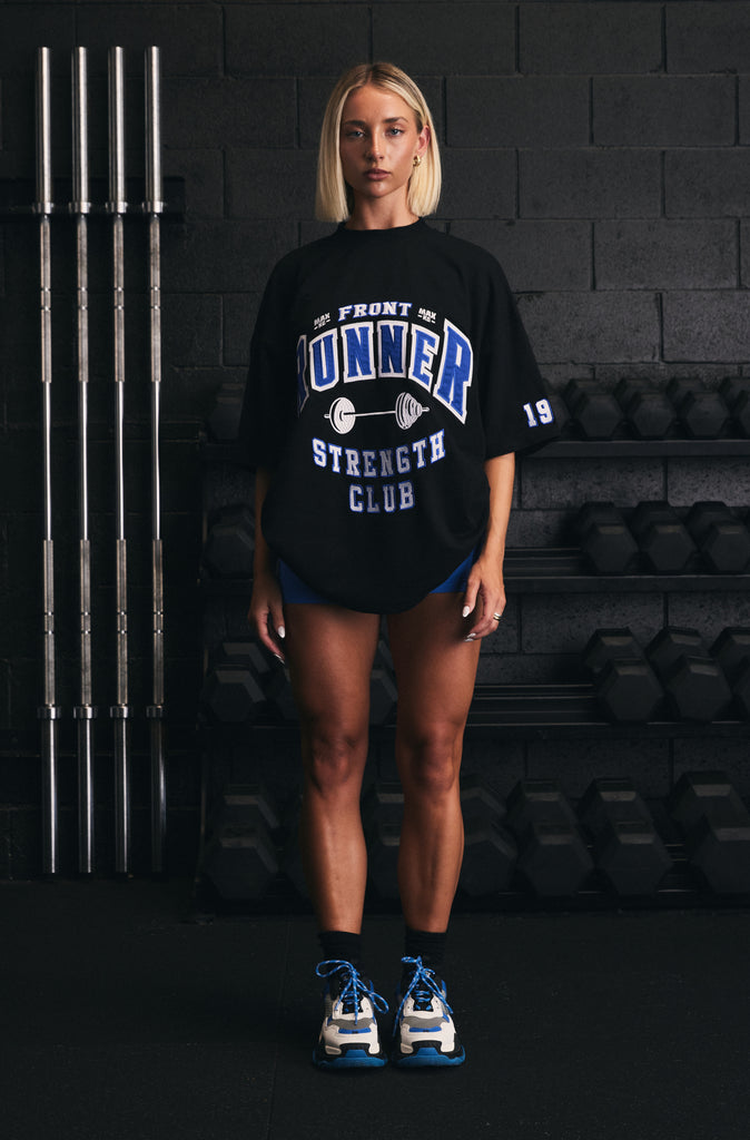 Strength Tee - Sapphire Black