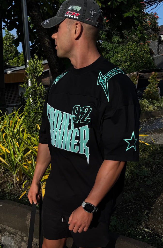 Pyro Tee - Black Tiffany