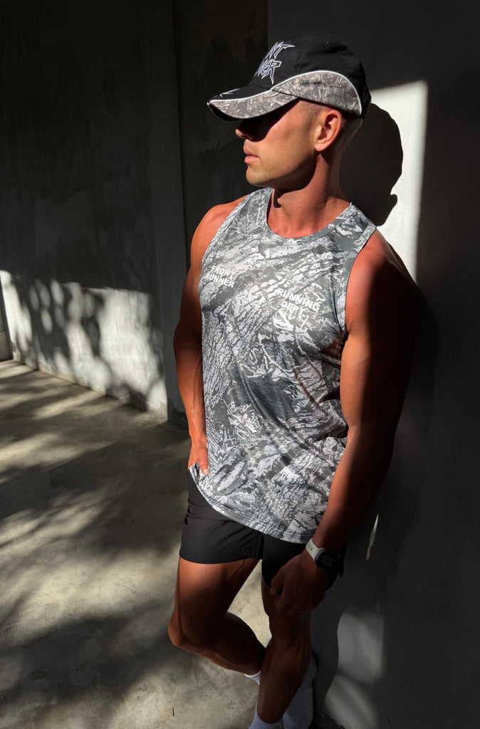 Running Dept Tech Singlet Camo [men]