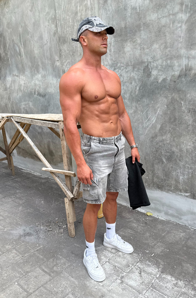 Legacy Pocket Short - Washed Grey