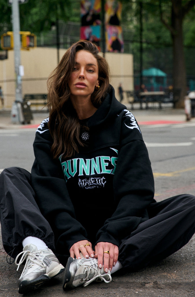 Vortex Hoodie Black Tiffany