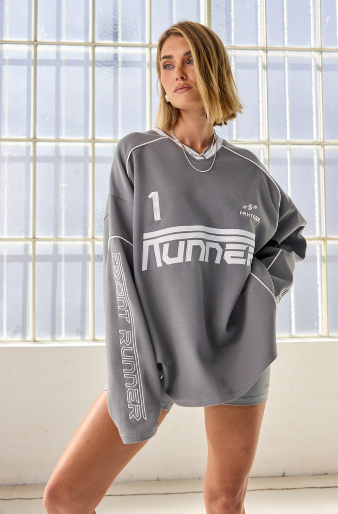 Striker L/S Jersey Grey