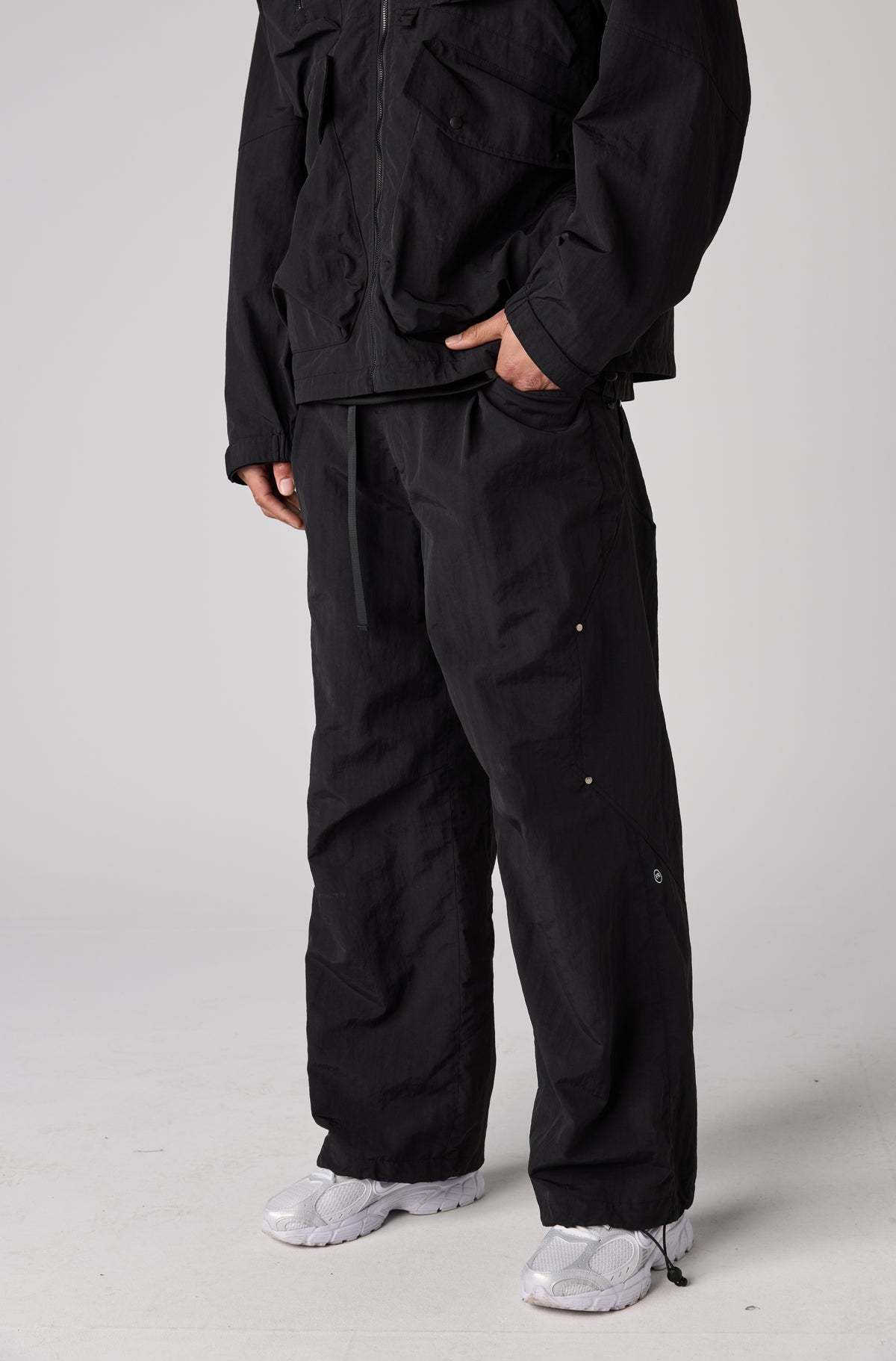 FR Wide Leg Tech Pant - Black - Men