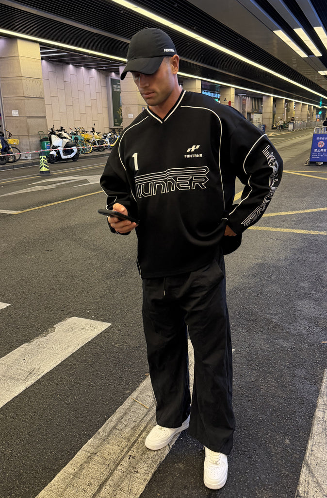 Striker L/S Jersey Black