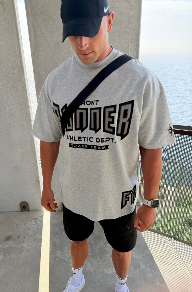 Viper Dept Tee - Grey Marle