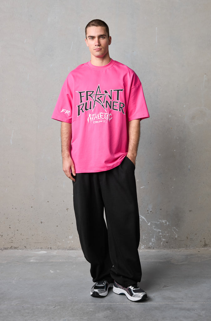 Heavy Medal Tee - Flamingo