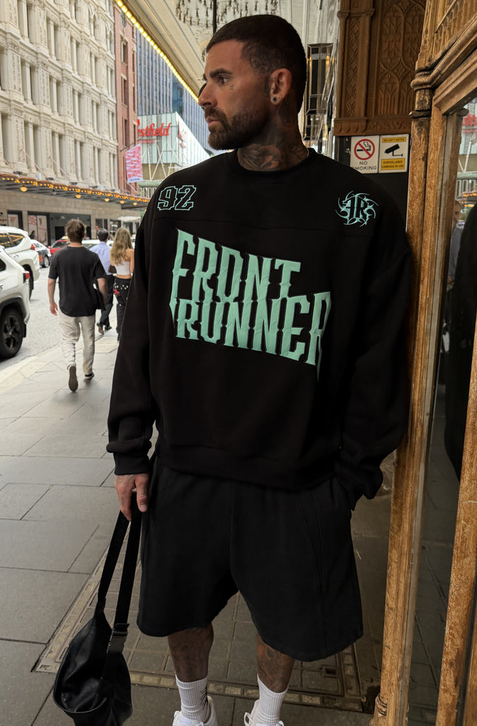 Pyro Crewneck Black Tiffany [men]