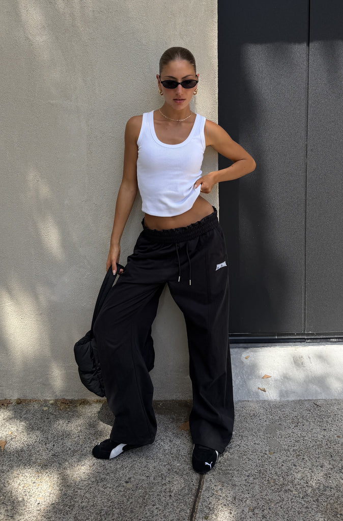 Phase Barrel Leg Pant Black