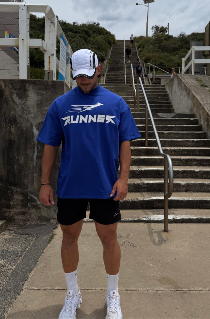Road Runner Tee - Cobalt