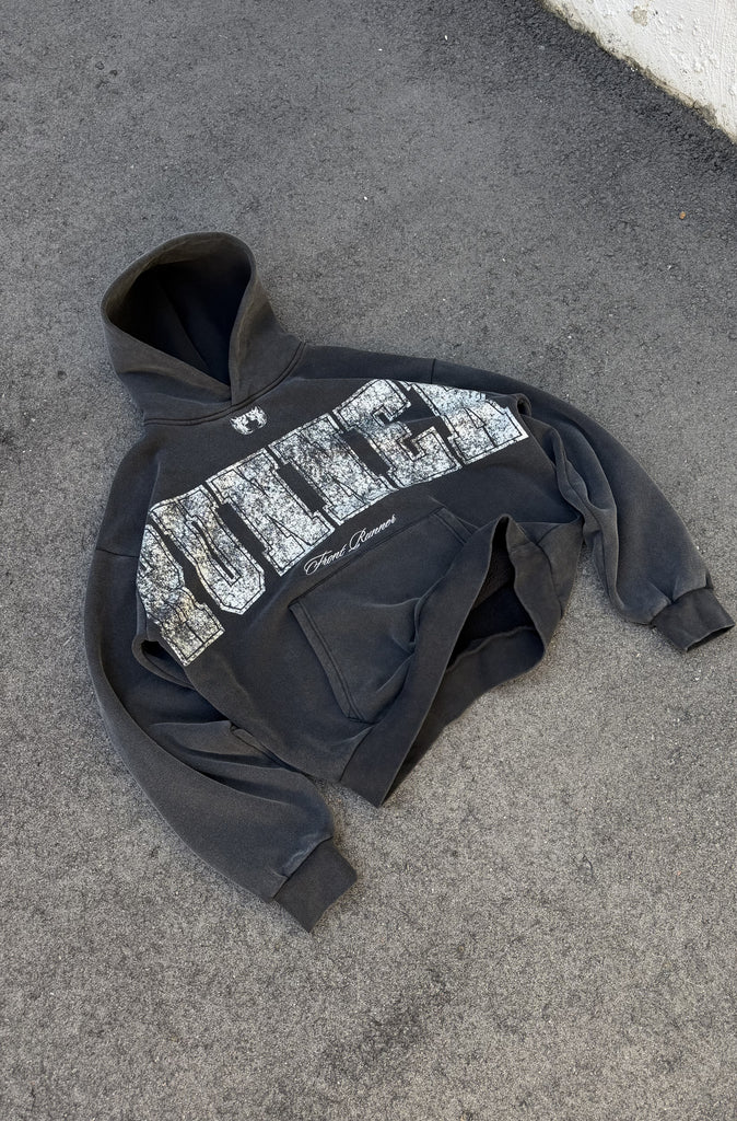 Essence Hoodie Washed Black