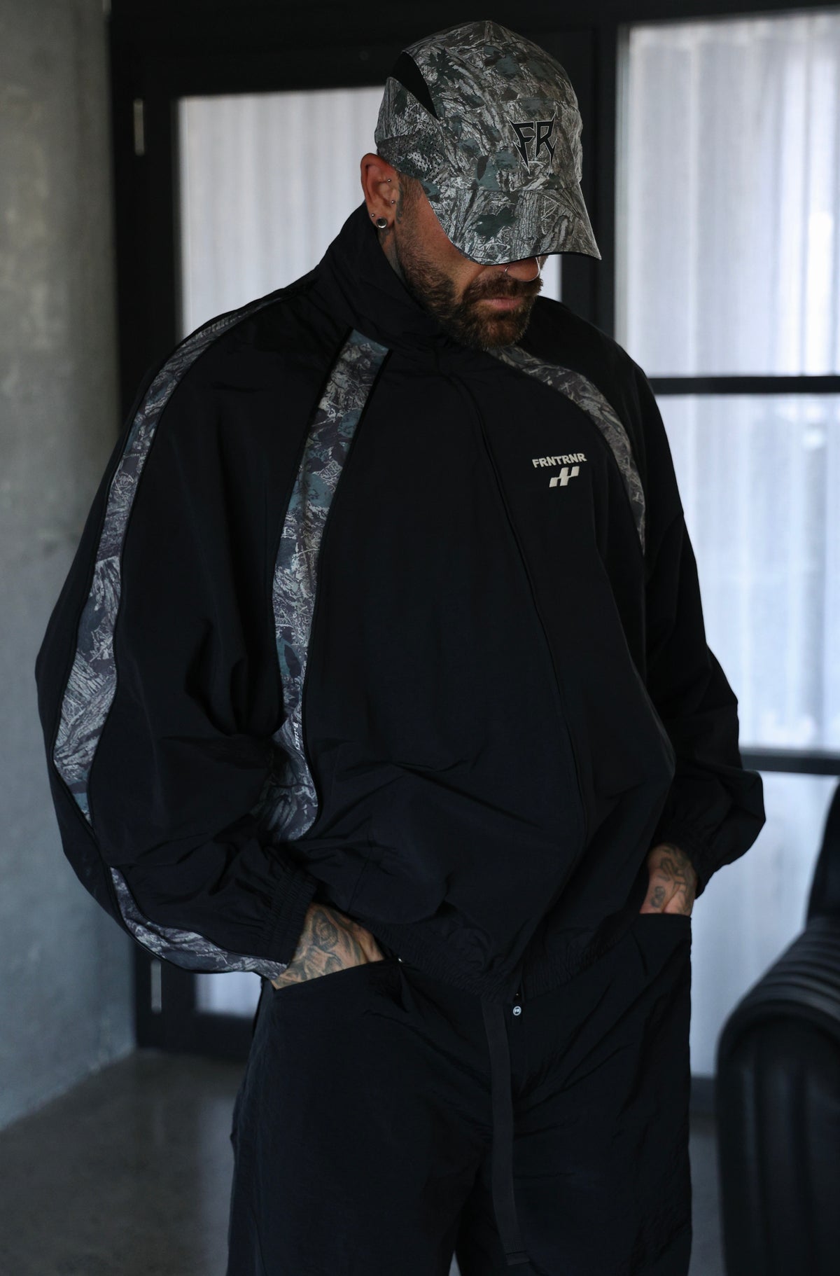 For The Elite Training Jacket Black Camo [men]
