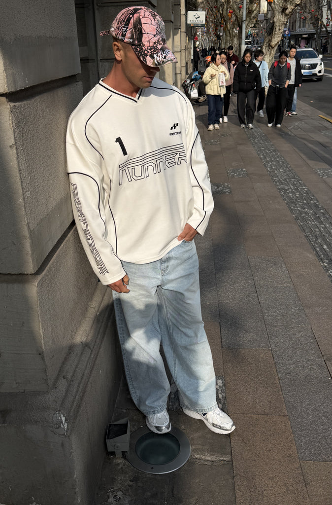 Striker L/S Jersey White [men]