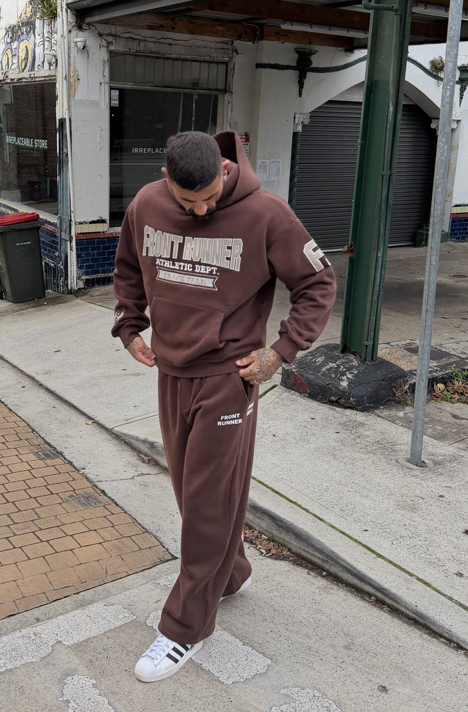Athletic Department Hoodie Choc Malt