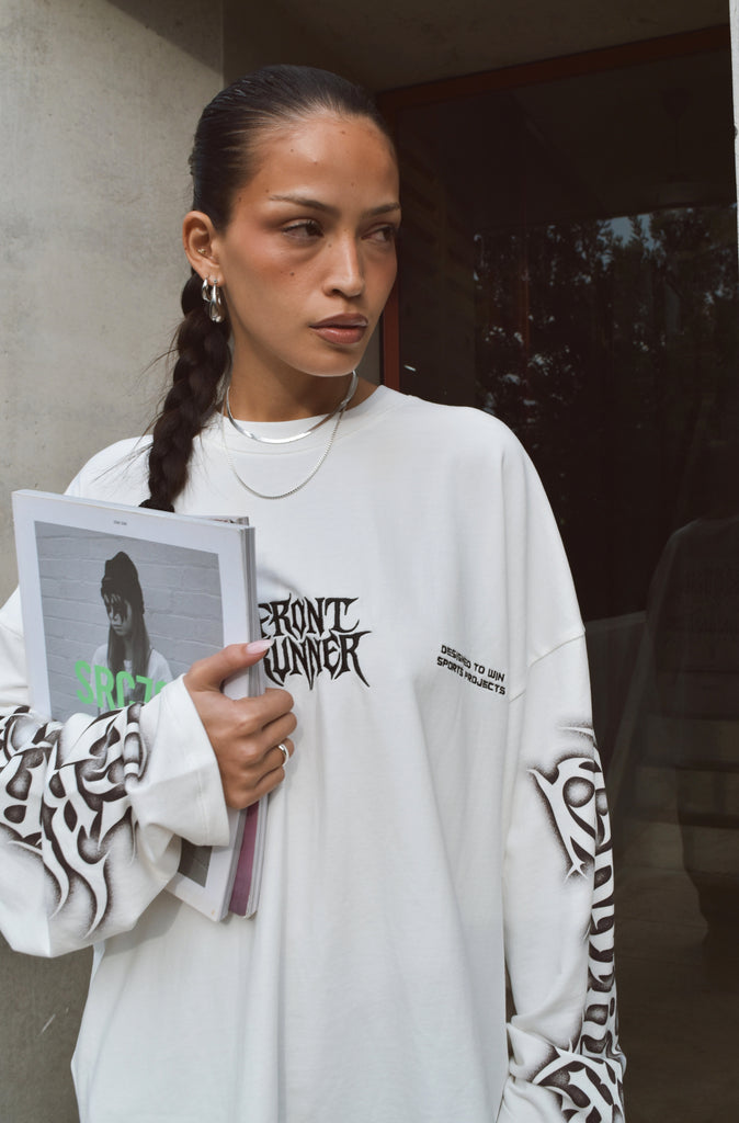 Ashline L/S Tee White