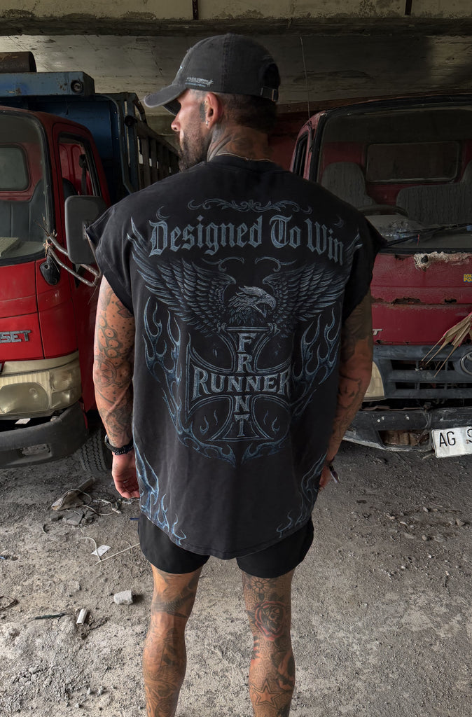 Legacy Muscle Tank Washed Black [men]