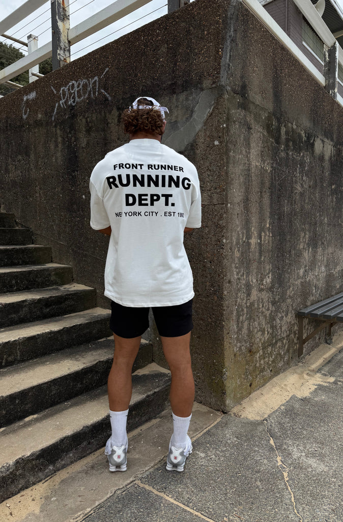 Running Dept Tee Vanilla [men]