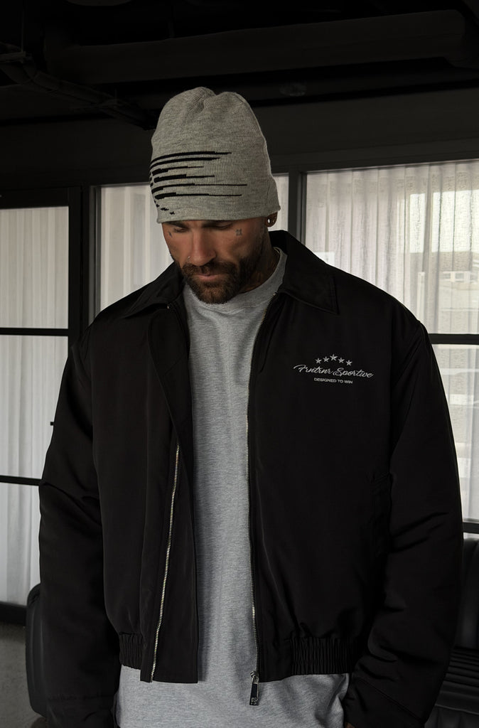 Road Runner Skull Beanie Grey Marle