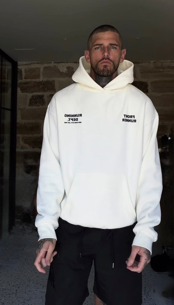 Running Dept Hoodie - Vanilla