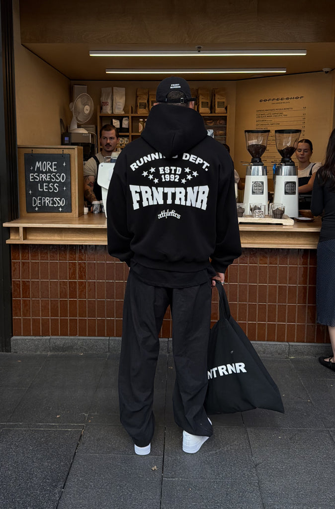 FRNTRNR ESTD Hoodie Black