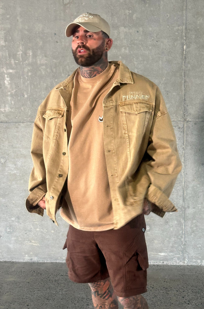 Viper Harlow Denim Jacket - Tan