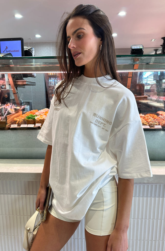 Running Dept Tee Vanilla Malt [women]