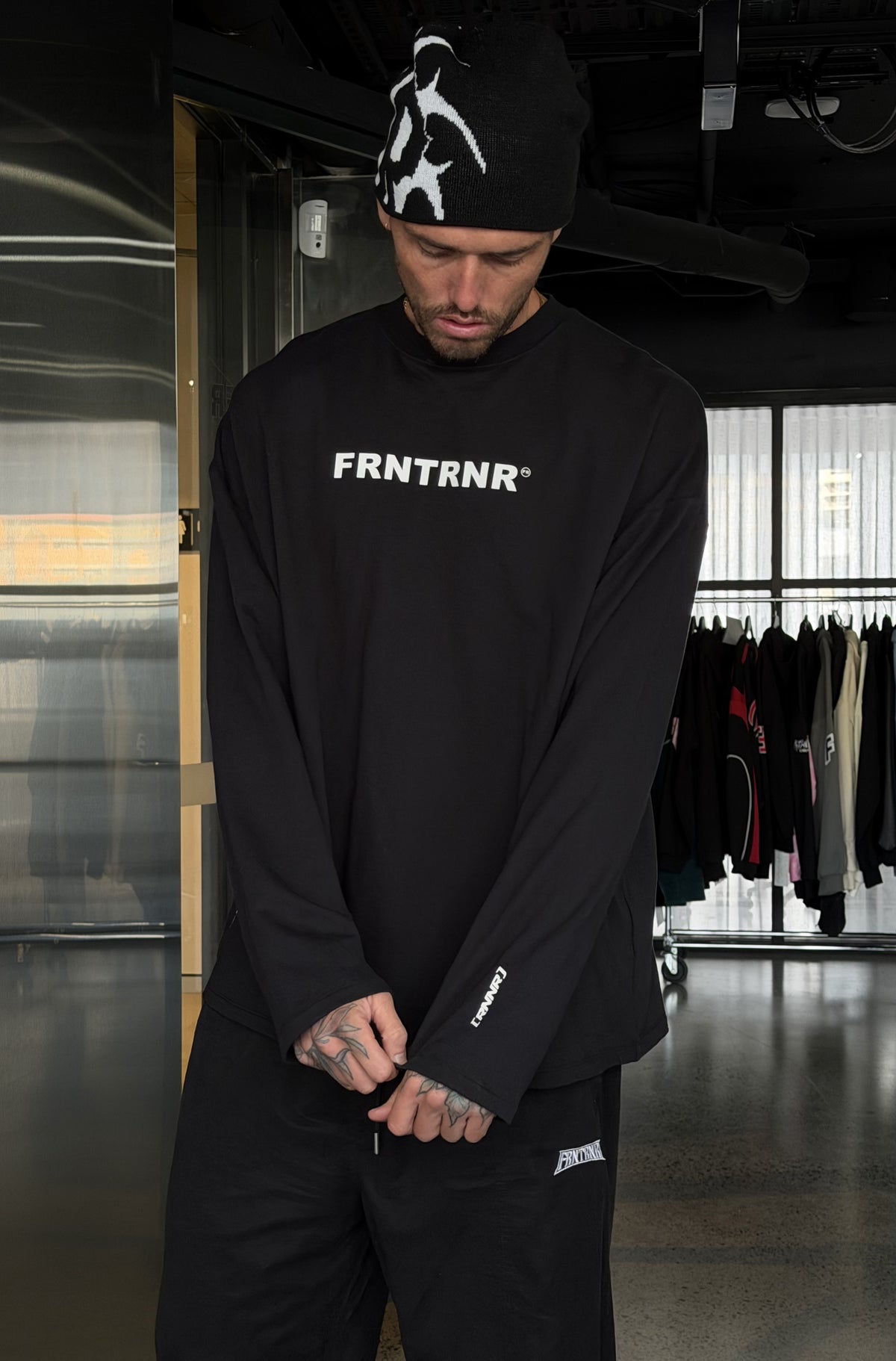 FRNTRNR L/S Tee Black [men]