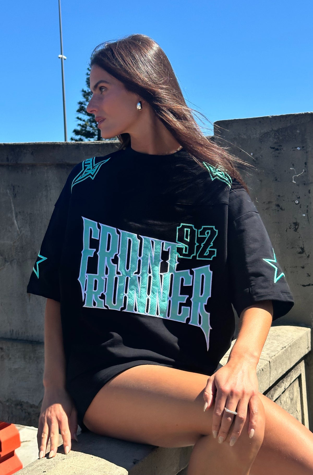 Pyro Tee - Black Tiffany - Women