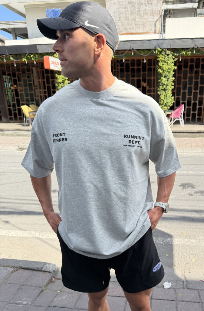 Running Dept Tee Grey Marle