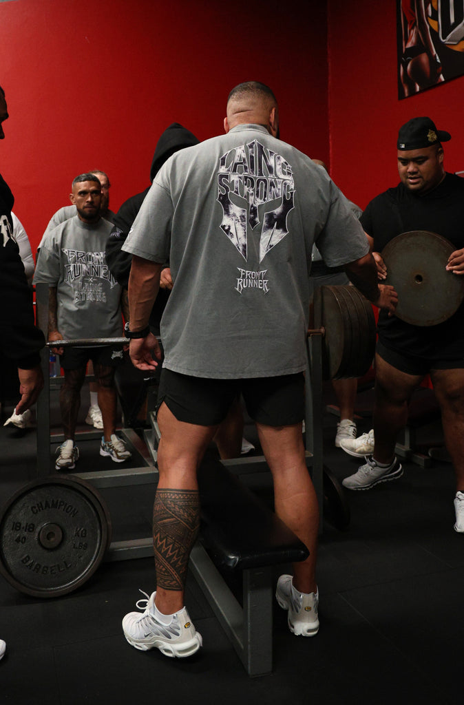 Lead The Charge Tee Concrete